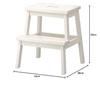 IKEA BEKV?M White Step Stool, 70178896