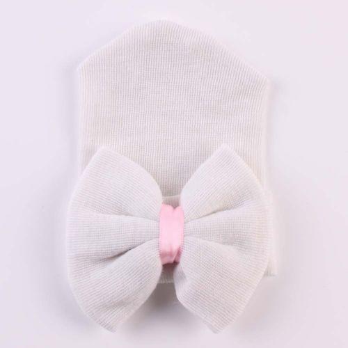 Bowknot Baby Striped Cap Knitted Hat Soft Cute Caps Keep Warm Fashion Gifts