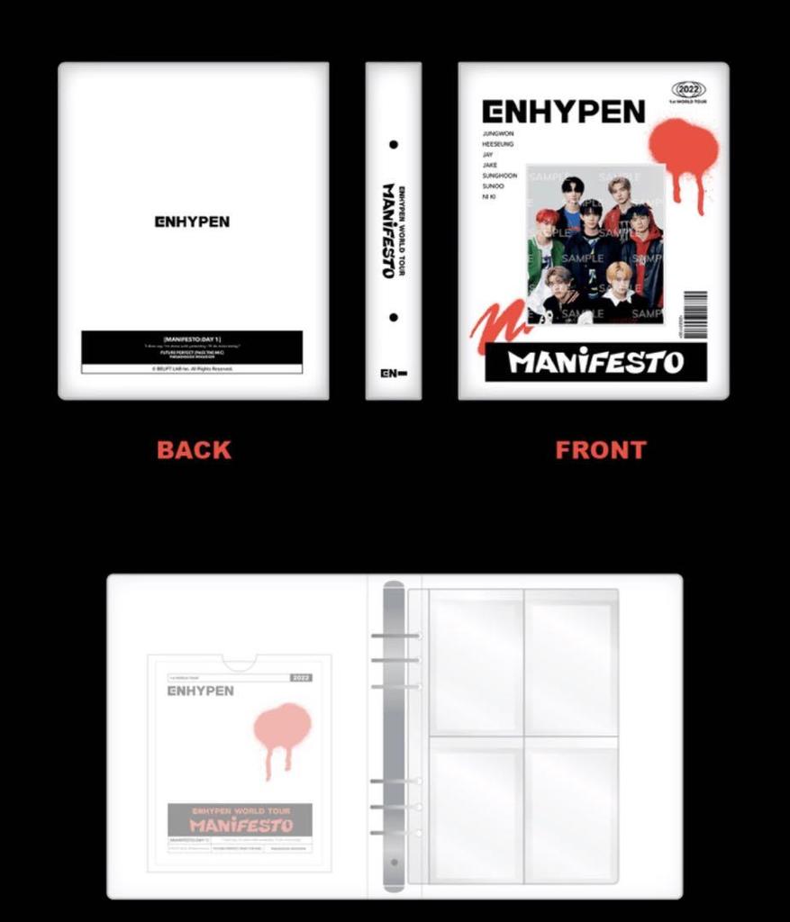 [USED] ENHYPEN [MANIFESTO] PHOTO CARD BINDER