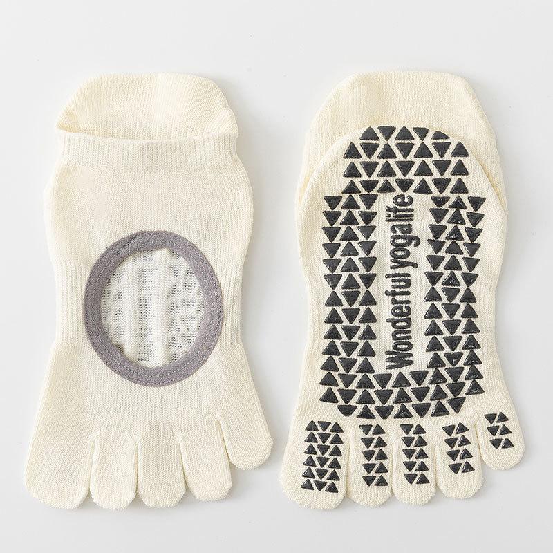 Dámské ponožky na jógu Pilates Sportovní a fitness ponožky Protiskluzové protiskluzové podlahové ponožky