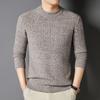 Yiliteng Men's 100% Wool Thick Pullover Sweater YTMTST6416