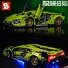 Sambo Bausteine Lamborghini Sportwagen Modell Kompatibel Lego Puzzle Zusammengebaut Ornamente Racing Toy Boy Geschenk