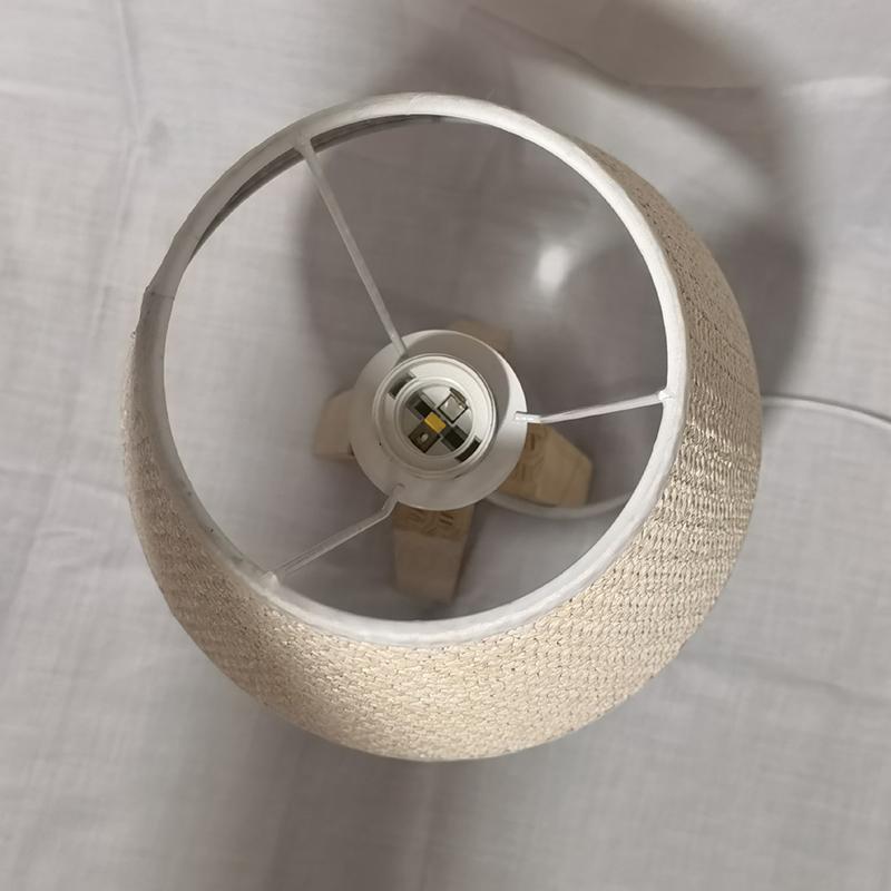 Imitation Rattan Weave Lamp Shade Handwoven Lampshade Chandelier Table Clip Drum Ceiling Lamps Floor Bedside Decor Light Cover