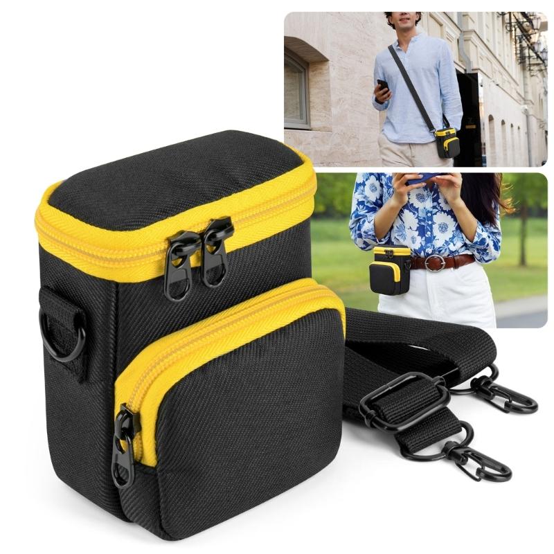 AntiScratch Camera Case Double Zippers Quick Access Padded Interior Elastic Band Secure For Travel Outdoor Shoots