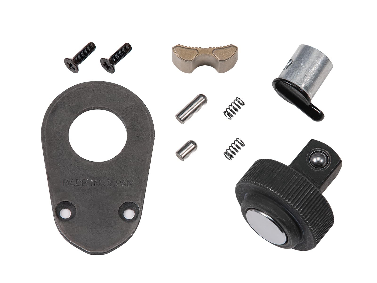 

Киотский инструмент (КТК) 9,5 кв.м. Трещоточная рукоятка BR390 Комплект для ремонта головки BR390-K