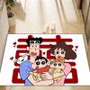 Cartoon Animation Floor Mat, Home Entrance Door Foot Mat Can Be Cut Festive Silk Circle Floor Mat