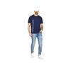 Calvin Klein Letter Print Casual Short Sleeve T-Shirt Men Tops Navy 00GMS2K124-2ZO