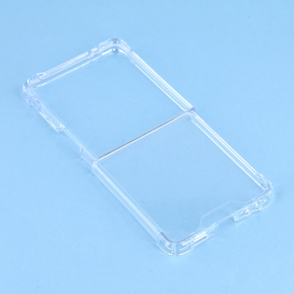 For Samsung Galaxy Z Flip7 5G Phone Case TPU+Acrylic 1.5mm Shockproof Clear Back Cover
