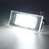 2PCS White 18SMD Car LED License Plate Light Lamp Beads for BMW Mini Cooper R56 R57 R58 R59 Car Light Source Error Free
