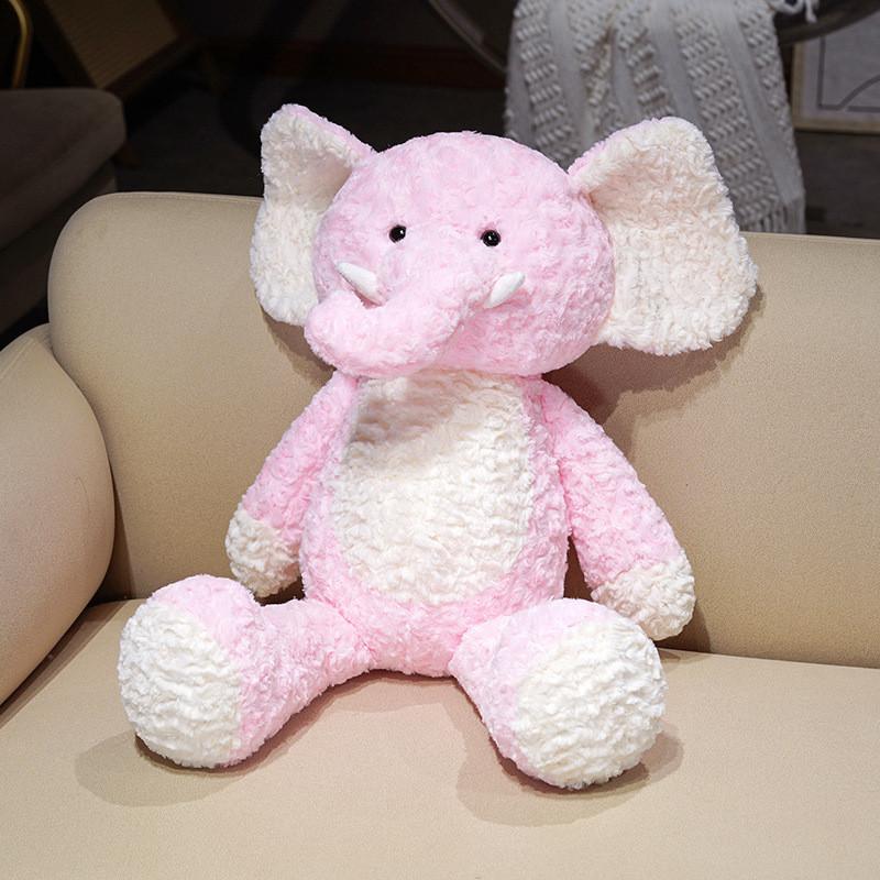 

Plush Elephant Toy With Short Pile Fabric For Kids And Adults StyleA