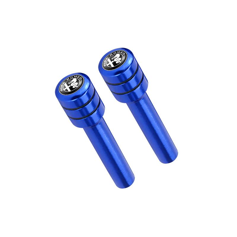 For Alfa Romeo 2/4Pcs Car Door Lock Pin Door Lock Rod Car Knob Pull Security Insurance For Alfa Romeo serpent Giulia 159 156 MIT