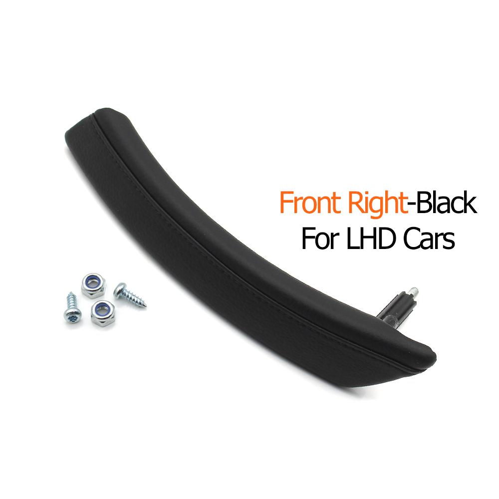 LHD Car Interior Armrest Door Handle Window Panel Pull Handle Cover Trim Replacement For BMW 5 Series E60 E61 2006-2010