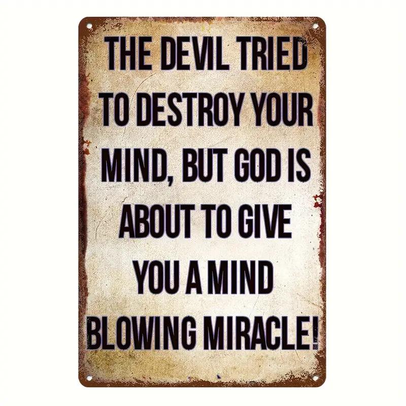 Humorous Satirical Phrases Aluminum Sign Vintage Metal Sign For Home, Cafe Bar Club, Garage, Spaces LivingRoom Wall Decor