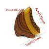 2pcs Massage Comb Is Specially Designed for Facial Massage, Featuring Natural Soft Bristles That Provide a Gentle and Skin-friendly Touch