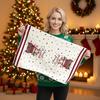 5Pcs Ultra Soft Christmas Dishcloth Towel Microfiber Quick-drying Christmas Hand Towel Reusable Christmas Kitchen Dishcloth
