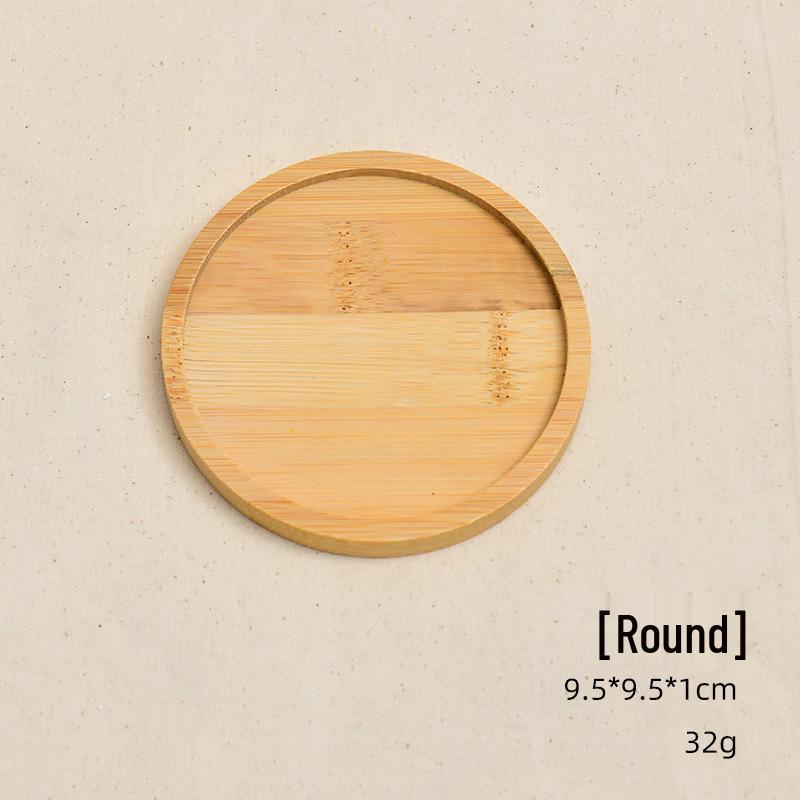 Mosaic Heat Insulation Coaster: Creative DIY Handmade Bamboo Tray Base Gift Pack