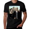 American Gothic T-Shirt Robustes Gewebe Arbeits-T-Shirt