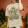 Grüne Tara T-Shirt Tibetische Göttin des Mitgefühls Tee Buddhistisches Göttlich Feminines Shirt Geschenk für Yogis, Heiler & Spirituelle Frauen Meditation Tee