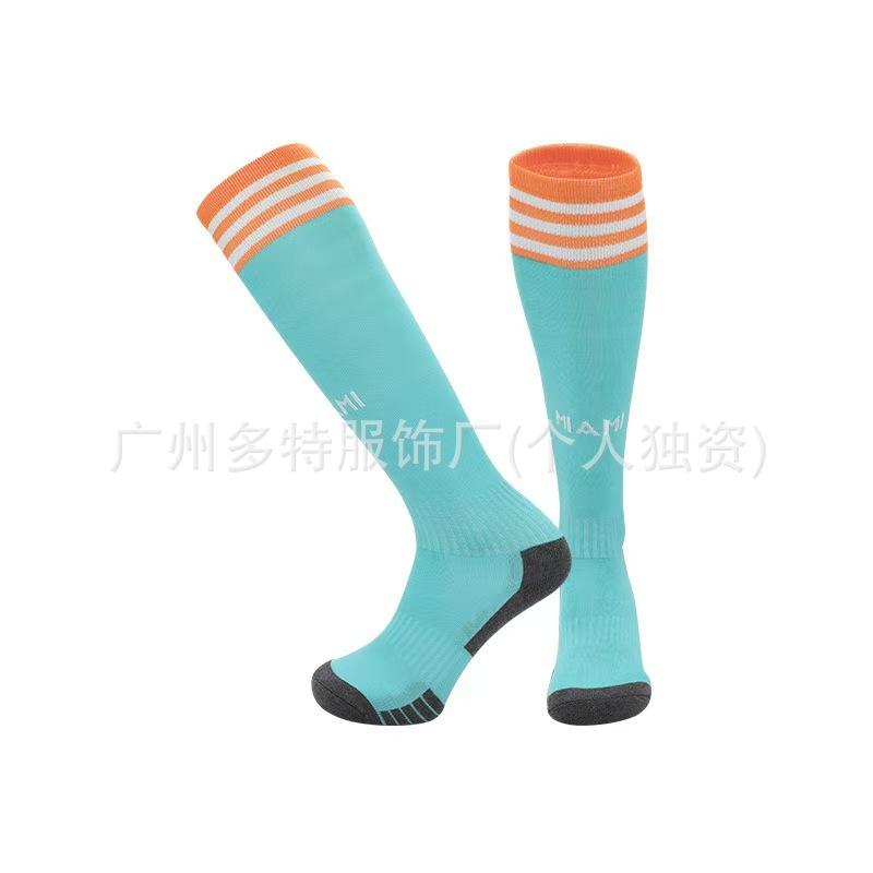 2526 Barcelona/Real Madrid/Manchester City Fußball-Trikot Langsocken Sport Atmungsaktiv Spiel Fußballsocken Kinder und Erwachsene Socken Children's code (34-38)