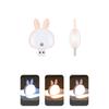 Voice Intelligent Usb Plug In Little Rabbit Night Lights Voice Control Light Up