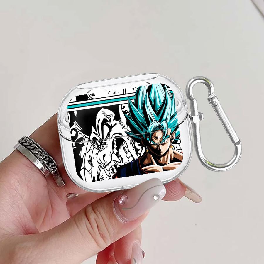

Case For Samsung Galaxy Buds 2 4Pro 2Pro 3 FE 3Pro Live 4 Pro Clear Earphone Cases Cover With Hook Hot D-ragonS B-allS Anime Buds Live