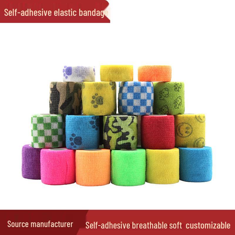 Ankle & Finger Self-Adhesive Protective Bandage - Elastic, Non-Woven Fabric for Sports & Pets