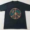 Peace and Love Shirt, Trendy Shirts, Hippie Clothing, Cute Illustration Shirt, Cool Graphic Tee, Unisex