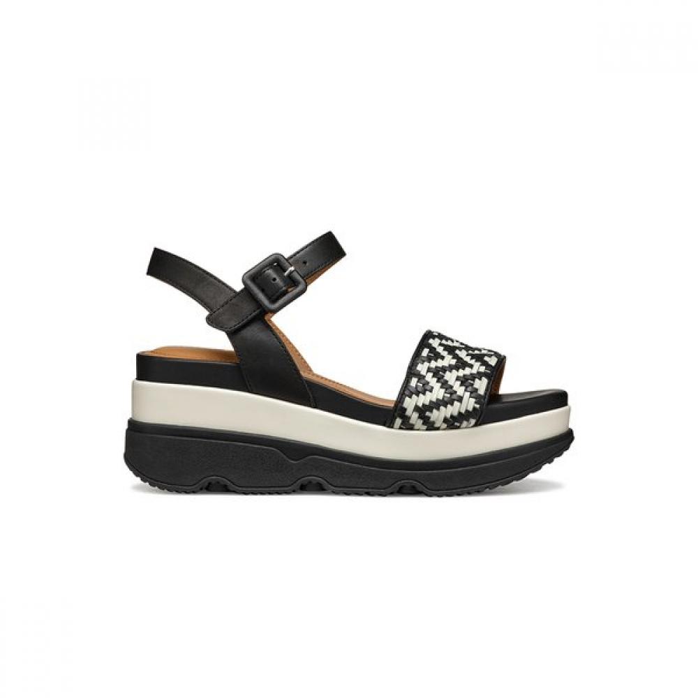 Geox Women S Comfort Strap Sandal Black 8gxhba5m1d 39250 13100₽