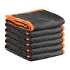 Moving Blankets 6 Pcs, 2032 X 1829 Mm (15.9 Kg/dz) Large Packing Blankets with Cotton Filling, Heavy Duty Nonwoven Fabric Padded Moving Blanket for