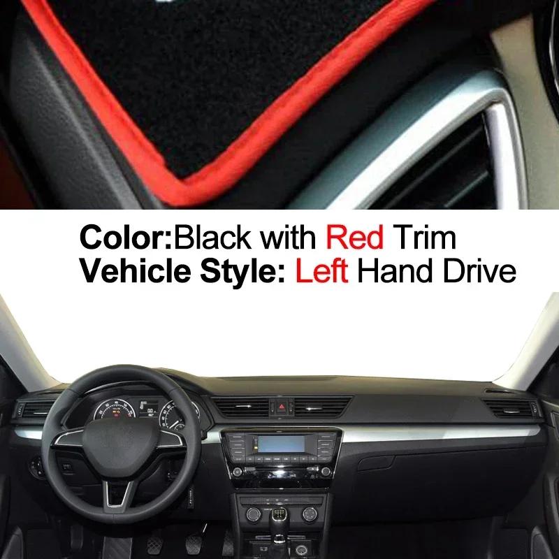 Car Dashboard Cover Non slip pad For Skoda Superb 3 B8 3V 2016 2017 2018 Car Dash Mat Sun Shade Pad Anti-UV Cushion