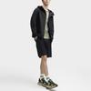 FILA Solid Color Hooded Woven Casual Jacket Men Jackets Black F11M418706F-BK