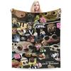 Jack Stauber Mix Blanket Super Soft Cozy  Throw Blankets For Sofa 50X60 Inch Multiple Sizes Plush Thin Quilt