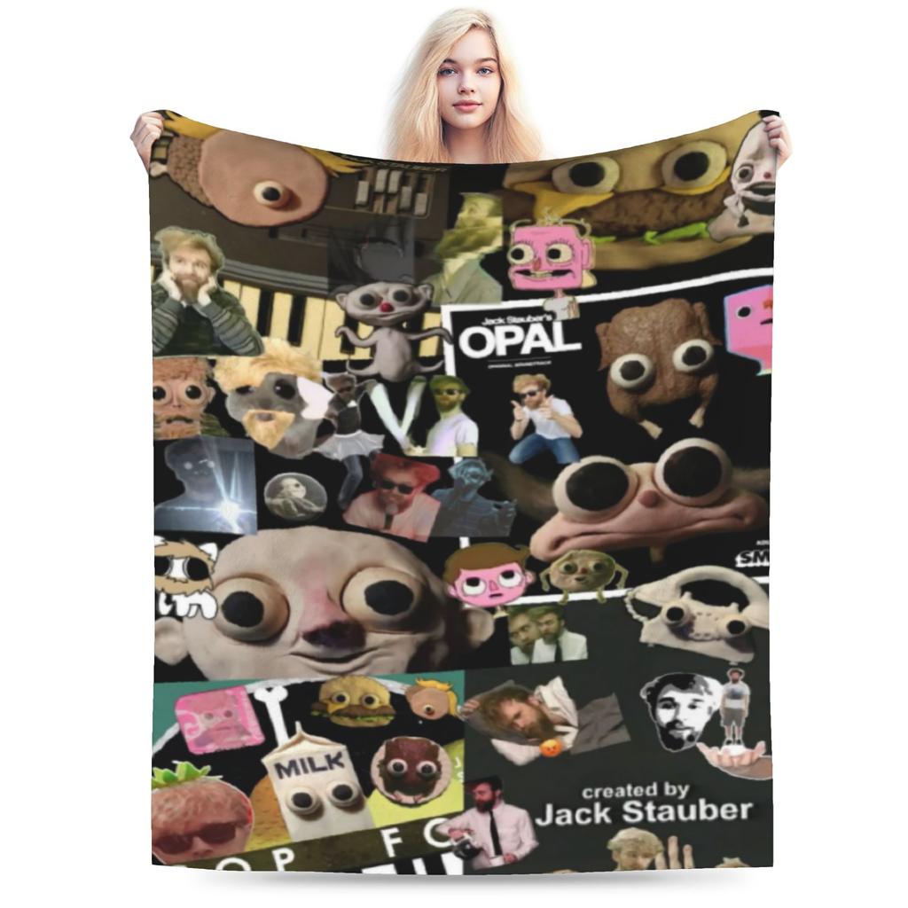 Jack Stauber Mix Blanket Super Soft Cozy Throw Blankets For Sofa 50X60 Inch Multiple Sizes Plush Thin Quilt