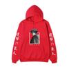 Attack on Titan Levi Ackerman Hoodie Unisex Fleece Sweatshirt Japanese Text Double Sleeve Print Autumn Winter Pullover