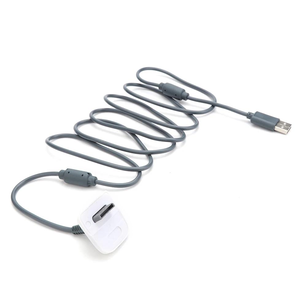 1.8m USB Charging Cable Double Magnetic Ring Playback Charging Cable Game Accessories for Xbox 360 Wireless Game Controller