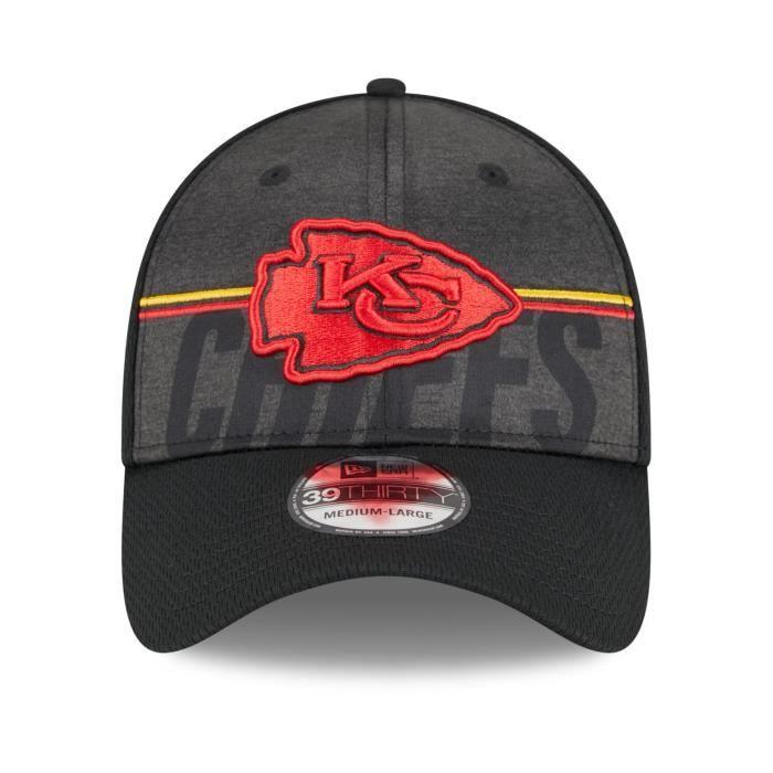 Casquette - New Era - 39Thirty - NFL TRAINING 2023 - Kansas City Chiefs - Noir - Sportswear