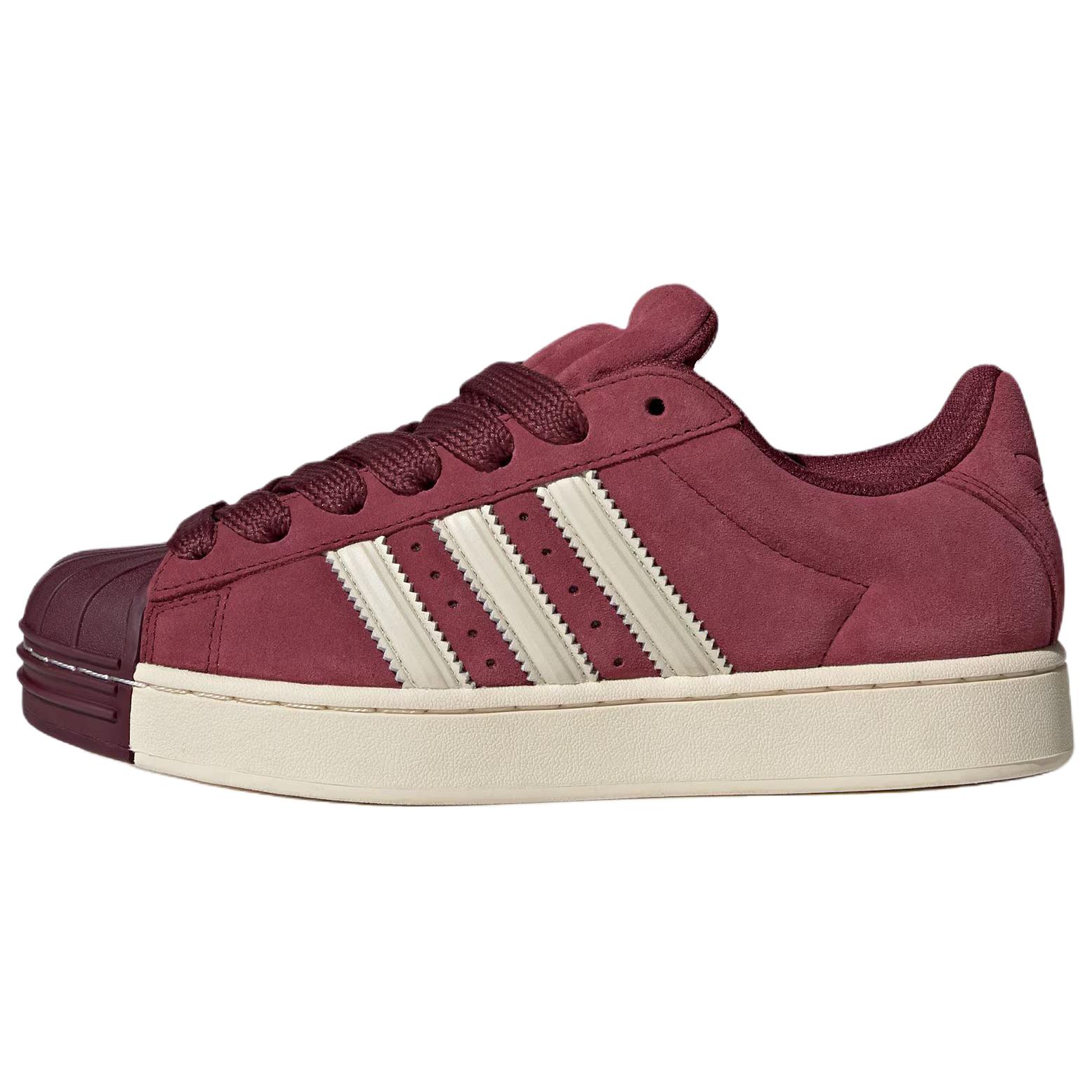 

Adidas Originals Superstar 2 Skateboard Shoes Women s Dark Red Ivory KI3563 38