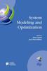 The System Modeling and Optimization : Proceedings of the 21st IFIP TC7 Conference Held In July 21st - 25th, 2003, Sophia Antipolis, France : 166 Book