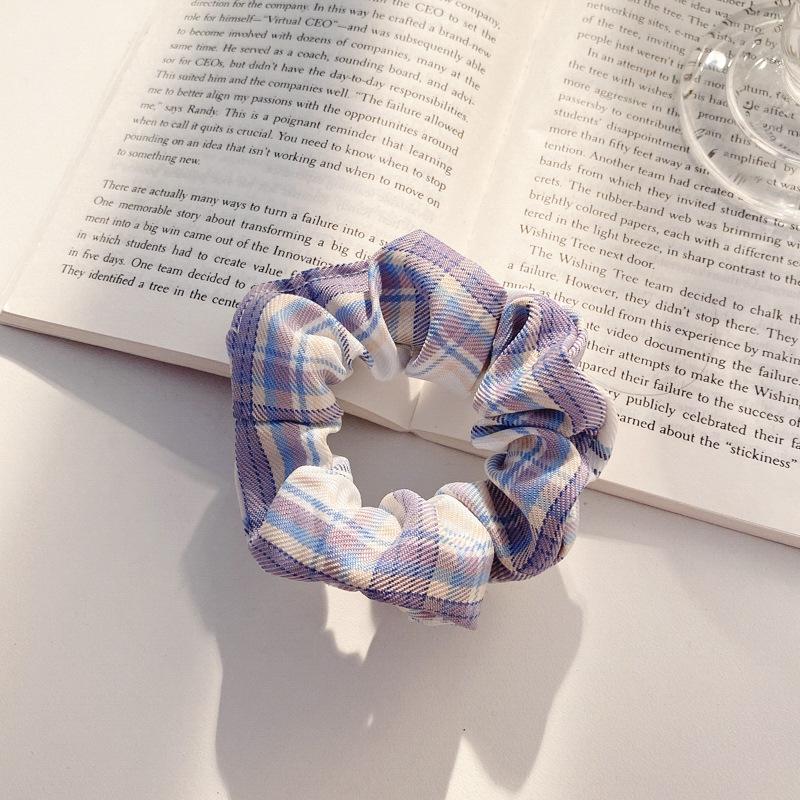 Korean JK College Style Hair Accessories Set: Cute Hair Ring, Headband, Rubber Band, and Large Intestine Hair Rope
