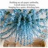 Hanging Design Sunflower Simulated Flower Vines Cherry Flower Faux Flower Vine  Wall Decoration