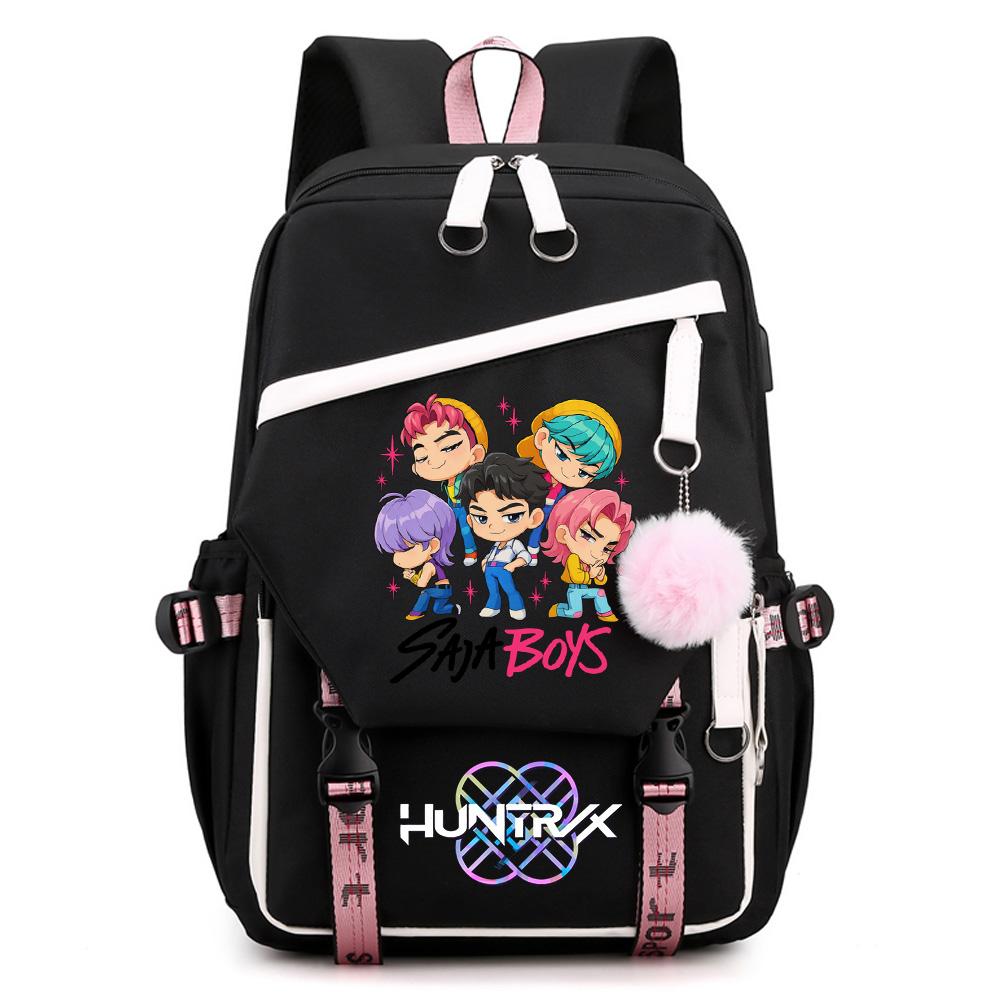 Anime Kpop Demon Hunters Printed Large Capacity Backpack for Teenger Student Girl Boy Schoolbag Bookbag Kid Gift Women Waterproof Travel Bag Mochila