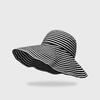 Summer Hats For Women Sun Hat Striped Foldable Long Brimmed Fisherman Cap Outdoor Sunscreen Sunshade Beach Accessories Sunhat