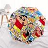 1pc Crayon Shinchan Adventure Windproof Automatic Umbrella, Lightweight for Women/Men, Perfect Christmas Gift A0811231