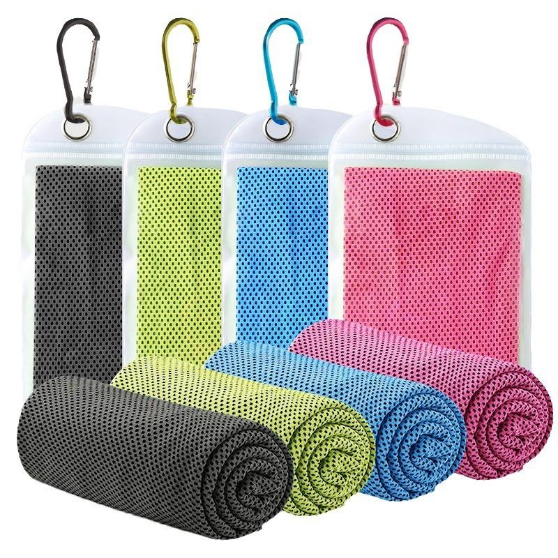 Summer Cold Feeling Sports Towel Absorbent Running Gym Sweat Towel