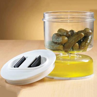 1Pc Vaso di Clessidra Sottaceto Può Secco E Bagnato Separato Conservazione Degli Alimenti Kit di Fermentazione Separatore di Succo Contenitore di Forniture Da Cucina