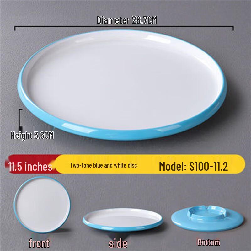 Nordic Melamine Restaurant Serving Plate