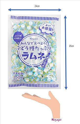 Kasugai Seika Eat Ramune 550g Pack Full of Glucose Let's Together!