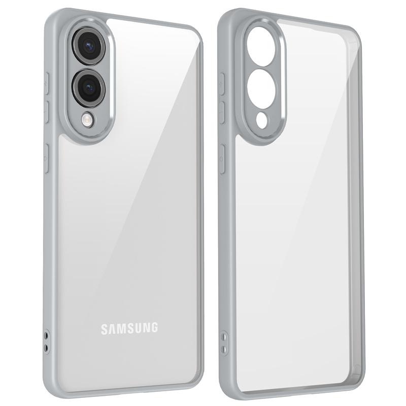 For Samsung Galaxy S25 Edge Case Plating Silicone Bumper Shockproof Clear Back Cover Hard Matte Phone Case for Samsung S25Edge