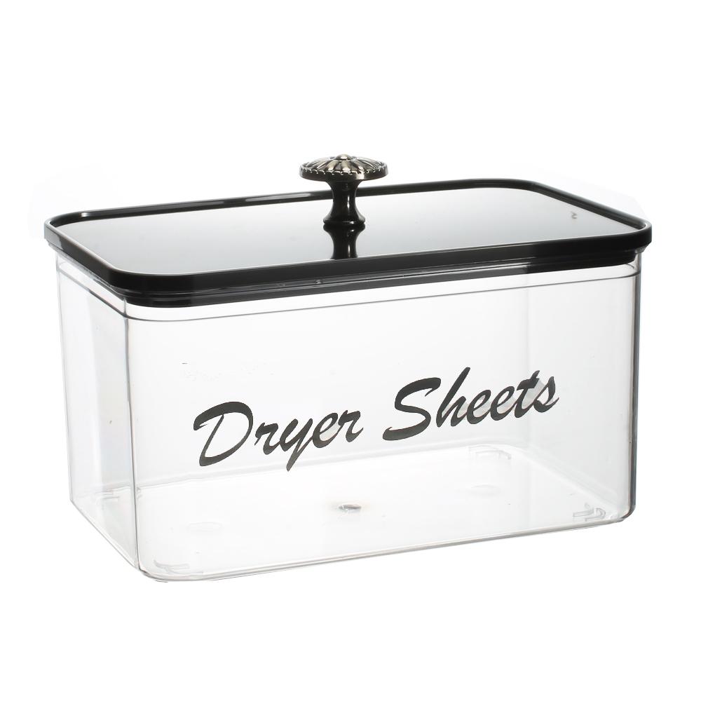 

1/2pcs Acrylic Dryer Sheet Holder Storage Box Laundry Dryer Sheet Container Dispenser for Laundry Room, Laundry Organizer