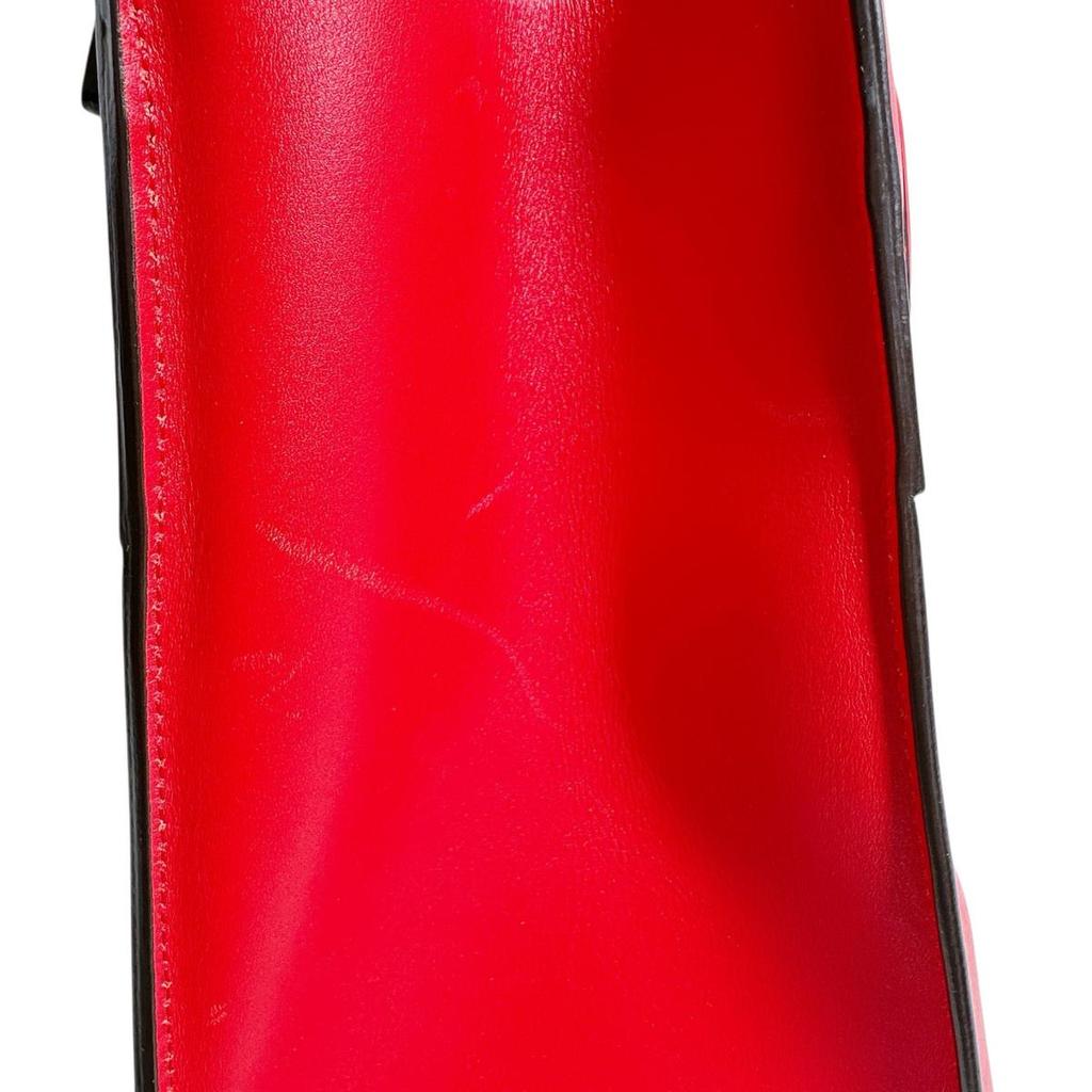 LOUIS VUITTON City Steamer PM Handbag Calfskin Red Women M53029 Used